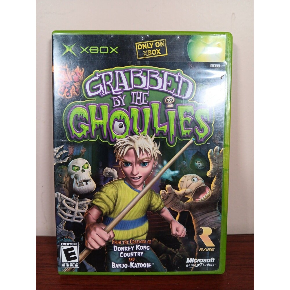 Grabbed by the Ghoulies (Microsoft Xbox, 2003) Manual Included CIB